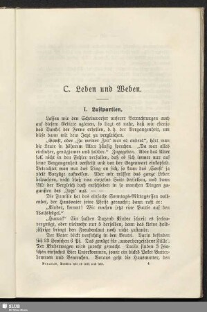 C. Leben und Weben