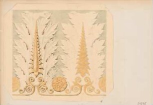 Farbiges Ornament: Detail