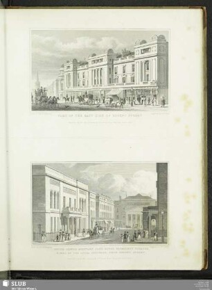 United Service Military Club House, Haymarket Theatre & Part Of The Opera Colnade, From Regent Street