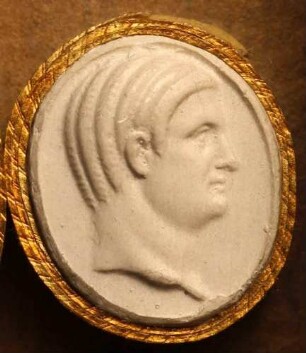 Profilbildnis des Otho (Daktyliothek, Das Alterthum nach Lippert und Visconti)