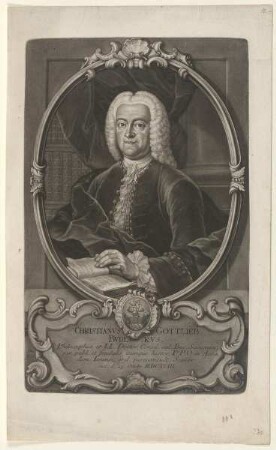 Bildnis des Christianus Gottlieb Bvderus