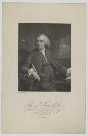 Bildnis des Benj. Franklin