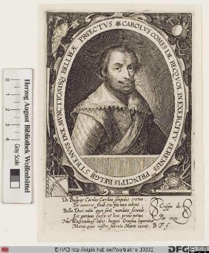 Bildnis Carl Bonaventura Graf von Bucquoi (Bucquoy), Herr von Longueval