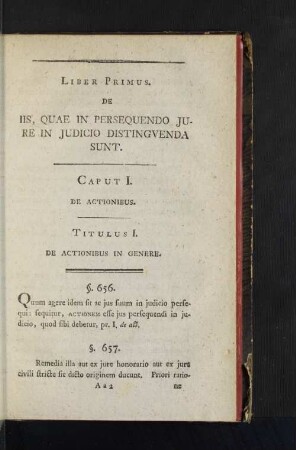 Liber Primus.