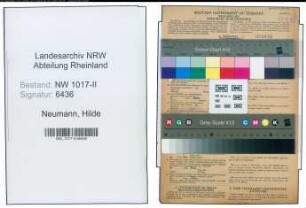 Entnazifizierung Hilde Neumann , geb. 18.05.1913 (Verkaeuferin)