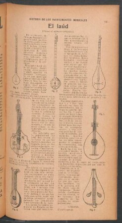 El laúd : Historia de los instrumentos musicales