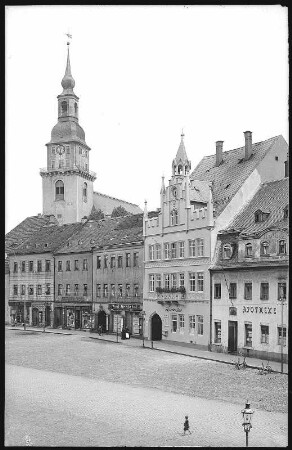 Frankenberg. Rathaus mit Kirche