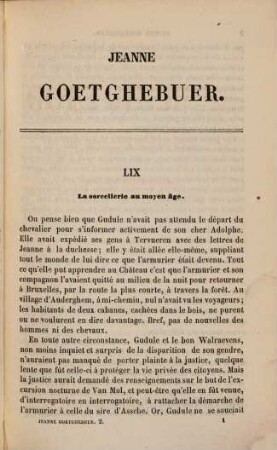 Jeanne Goetghebuer, chronique Brabançonne du XIVe siècle, 2