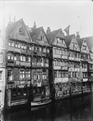 Alt-Hamburg : Häuserfronten in Alt-Hamburg