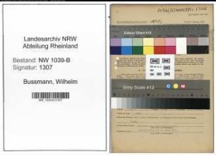 Entnazifizierung Wilhelm Bussmann , geb. 26.08.1906 (Gaertner)