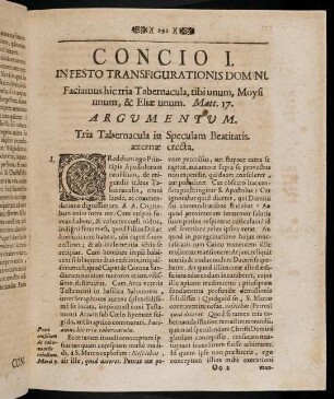 291-301, In Festo Transfigurationis Domini.