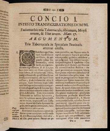 291-301, In Festo Transfigurationis Domini.