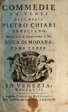 Commedie In Versi, 3