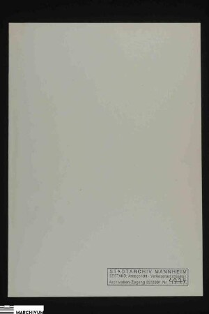 Vermögen der verstorbenen Johanna Baumann, geb. Hoffmann [Hofmann]