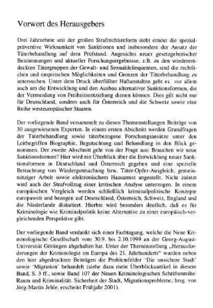 Vorwort des Herausgebers