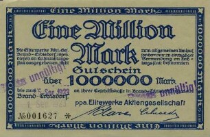 Gutschein - 1 Million Mark