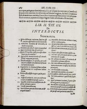 Tit. III. De Interdictis.