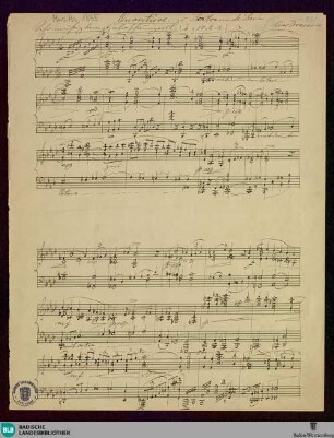 Bertran de Born. Excerpts. Arr - Mus. Hs. 1385 : pf; GutD WoO 22