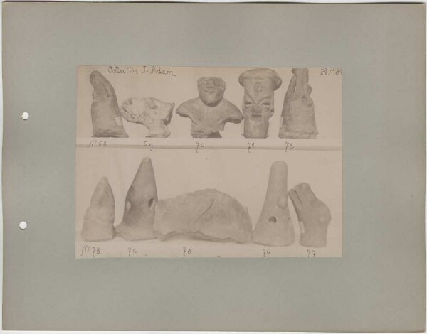 "Antiquities from San Salvador. Collection L. Adam."