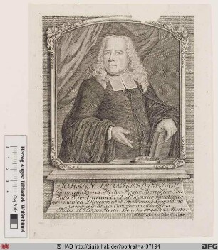 Bildnis Johann Leonhard Frisch d. J.