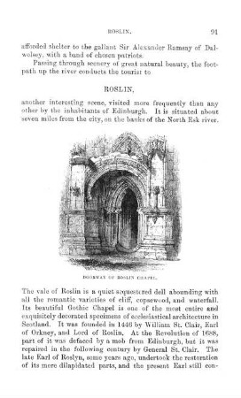 Doorway of Roslin Chapel.