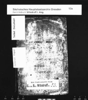 Gerichtshandelsbuch von Sora (bei Wilsdruff), Bd. 2
