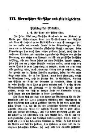 Philologische Miscellen