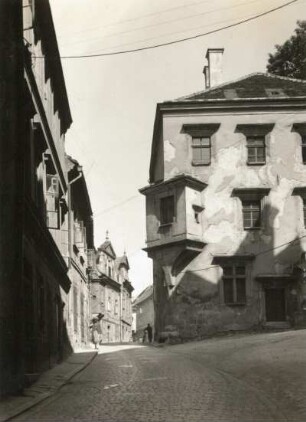 Český Krumlov (Krumau). Horní (Obere Gasse) Nr. 159. Kaplanhaus (1514-1525)
