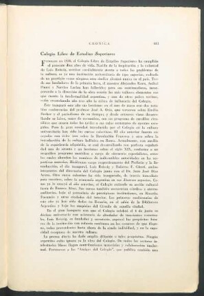Colegio Libre de Estudios Superiores