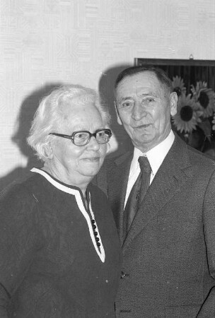 Diamant-Hochzeit der Eheleute Margarete und Bruno Meißner