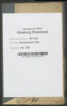 Wiederherstellung der geistlichen Gerichte betr