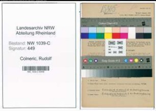 Entnazifizierung Rudolf Colneric , geb. 14.09.1914 (Redakteur)