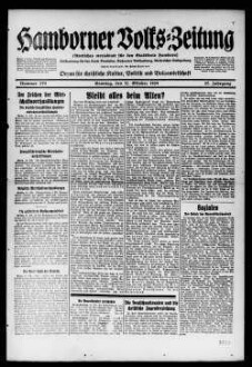 Hamborner Volks-Zeitung. 1911-1929