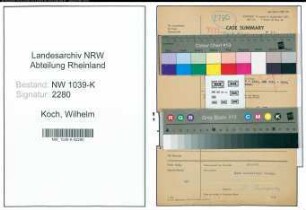 Entnazifizierung Wilhelm Koch , geb. 00.00.0000 (Bankbeamter)