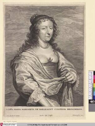 Maria Margareta de Barlemont [Porträt der Marie Margaretha van Egmond; Marie-Marguerite de Berlaymont; Portret van gravin Maria Margaretha de Berlaymont]