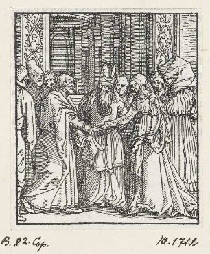 Verlobung Mariens, aus: "Marienleben"