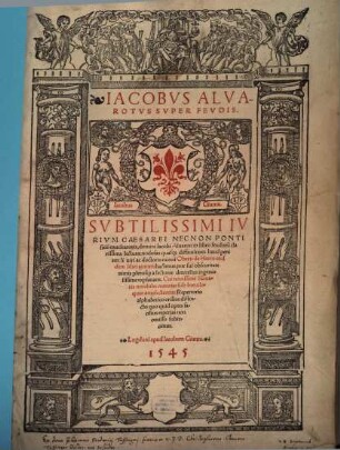 Super feudis lectura