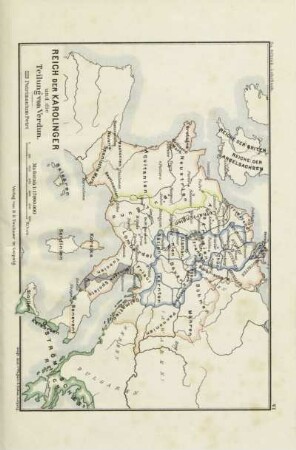 Reich der Karolinger und die Teilung von Verdun