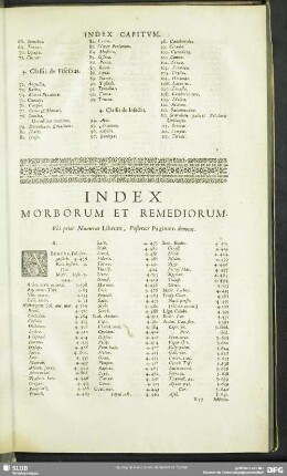 Index Morborum Et Remediorum