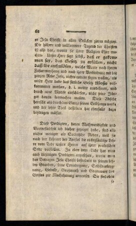 62-73, Diese Predigten, deren Nothwendigkeit und ...