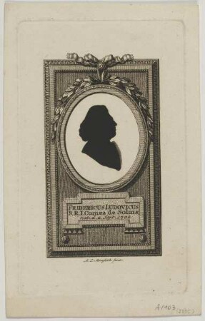 Bildnis des Fridericus Ludovicus de Solms