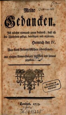 Meine Gedanken