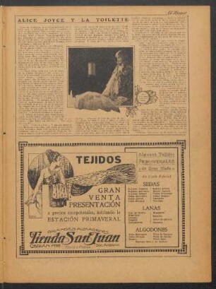 Alice Joyce y la toilette
