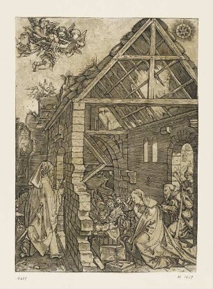 Geburt Christi, Blatt 9 der Folge "Marienleben"