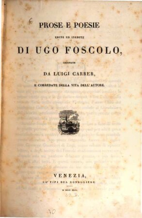 Prose e poesie