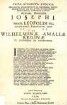 Lateinischer Glückwunsch bzw. Gedicht an König Joseph I. mit seiner Gemahlin Wilhelmina Amalie von Bürgermeister Rühle anlässlich ihres Besuches in Heilbronn