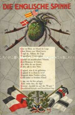 Anti-englische Postkarte