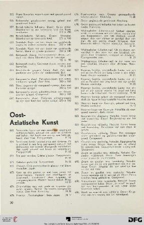 Oost-aziatische Kunst (Nr. 668-721)