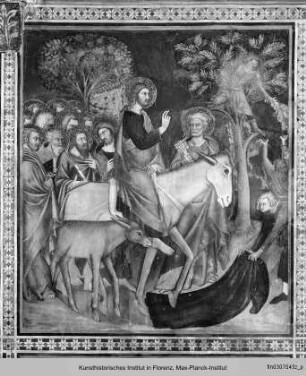Szenen des Neuen Testaments : Einzug in Jerusalem (Reitender Christus)