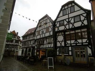 Schmalkalden: Fachwerkhäuser in der Altstadt